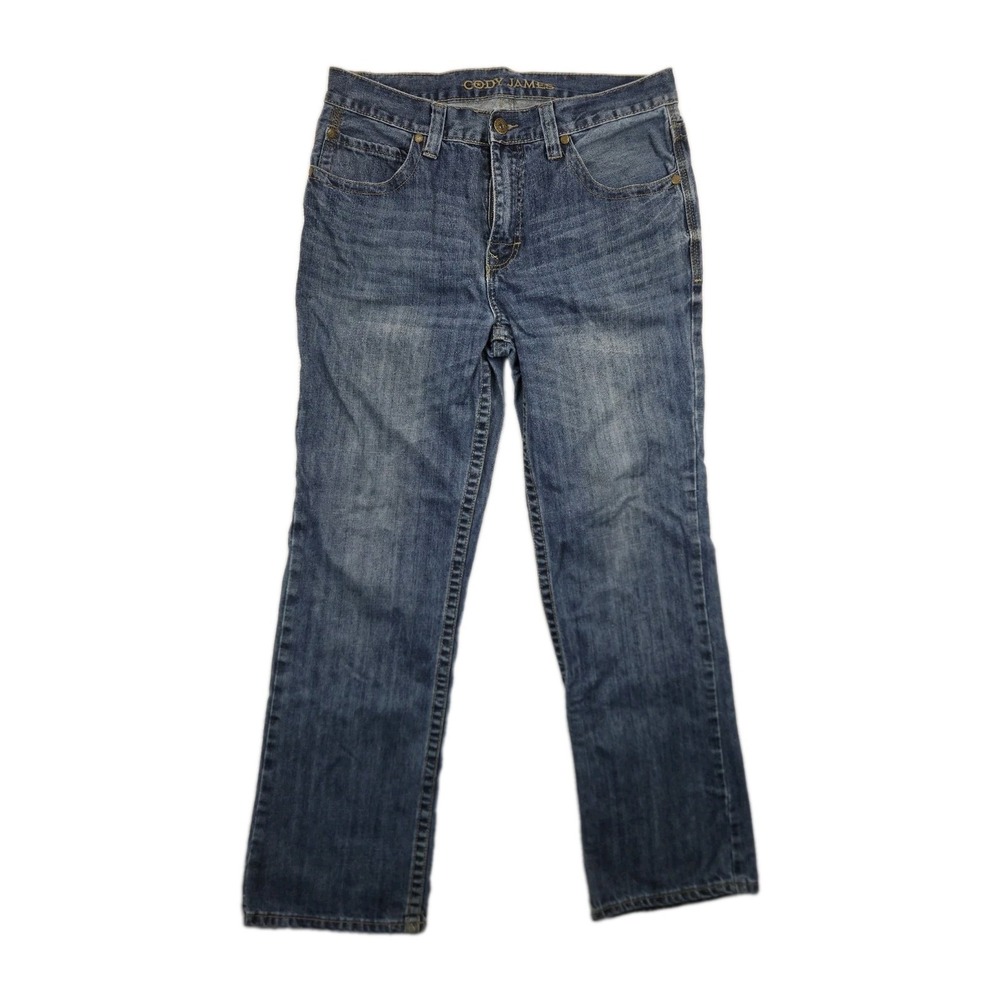 Cody James Relaxed Boot Duke Jeans Mens 34x32 Blue Stretch Bootcut Denim Western